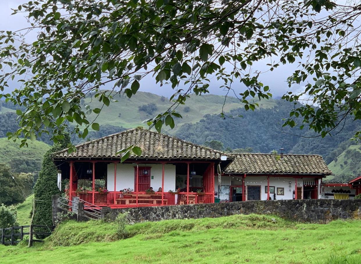Hostal La Laguna Villamaria Exterior foto
